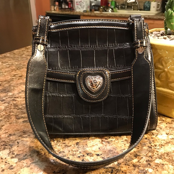 Vintage Brighton Black Leather Purse - Picture 3 of 8